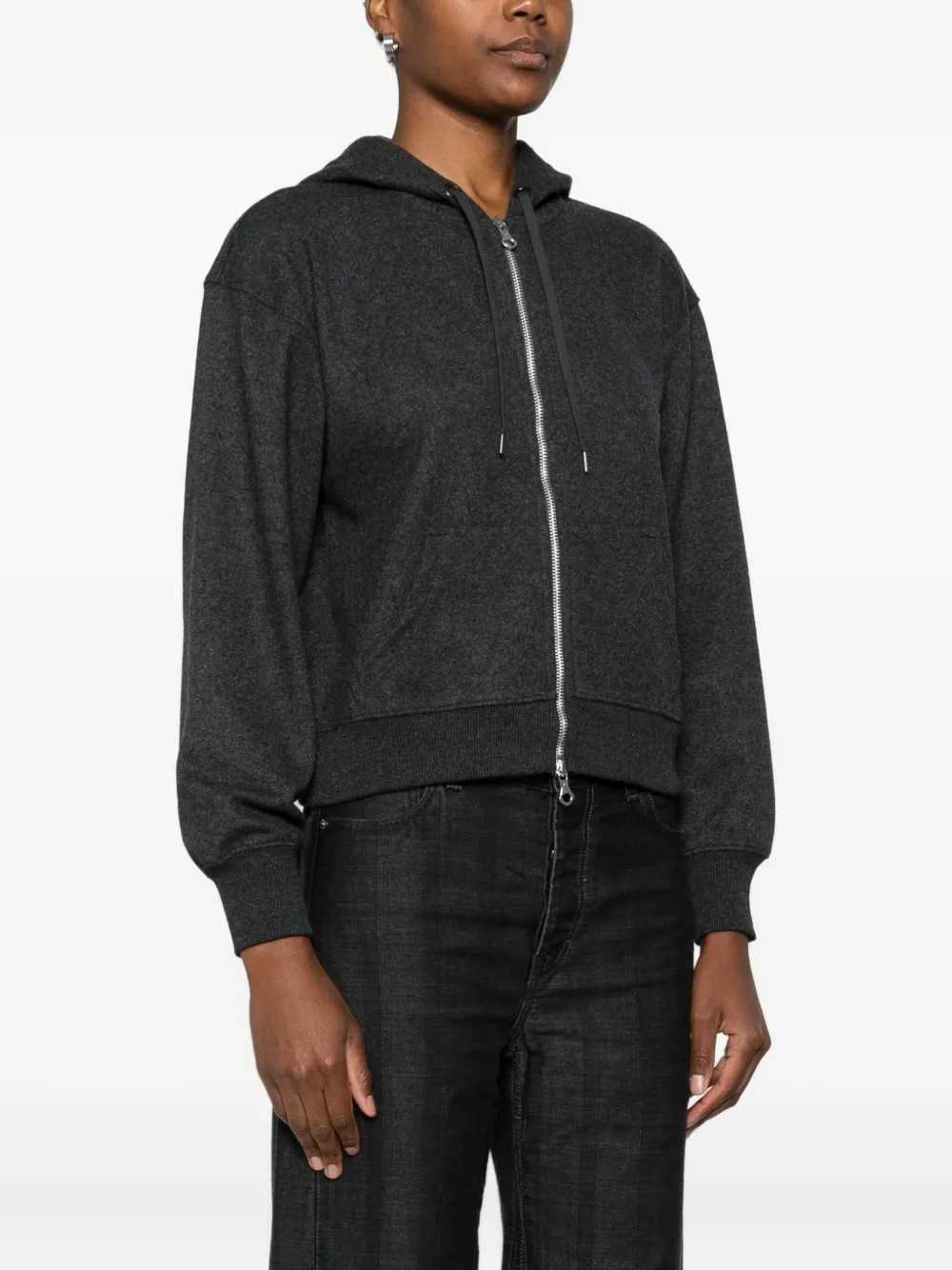 Our Legacy Hooded Long Sleeve Knit Sweatshirt In Black