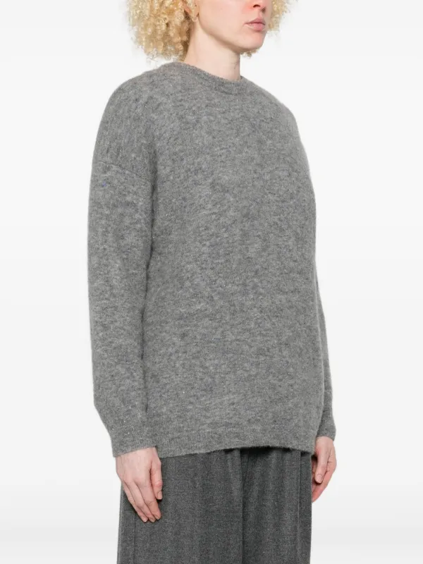 Mittens crew-neck long-sleeve Sweater Grey FARFETCH JO