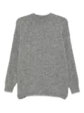 I Love Mr Mittens crew-neck long-sleeve sweater - Grey