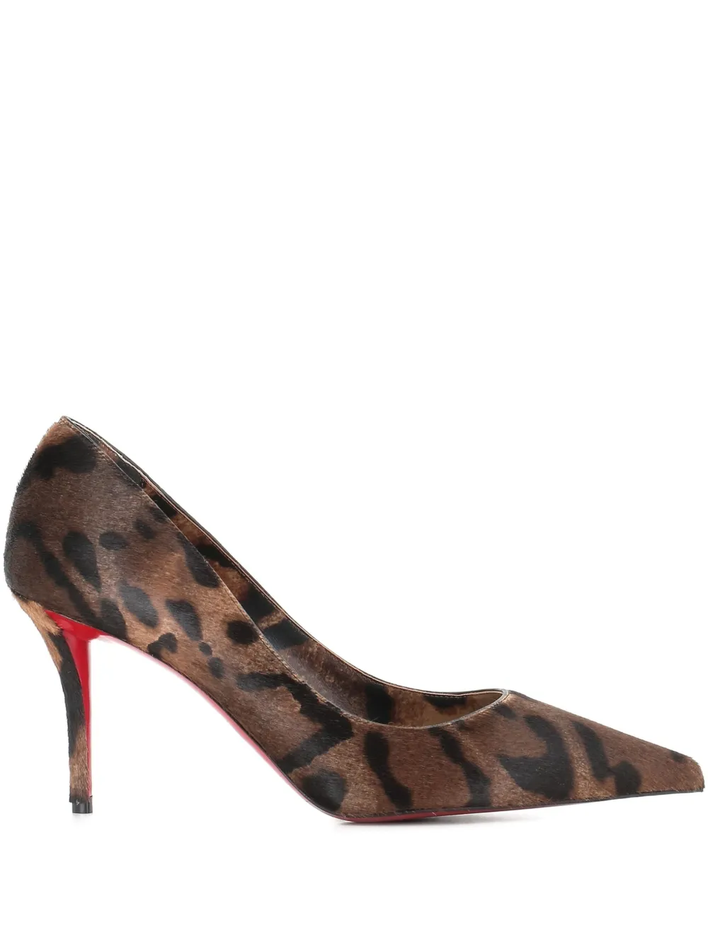 Christian Louboutin leopard-print stiletto heeled pumps | Brown | Image 1