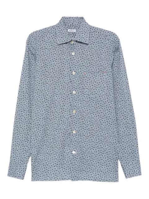 Kiton patterned shirt
