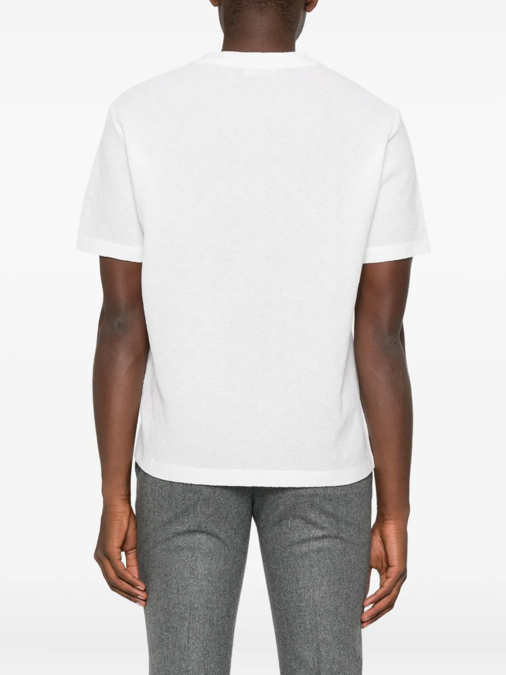 Emporio Armani T-shirt met V-hals Wit