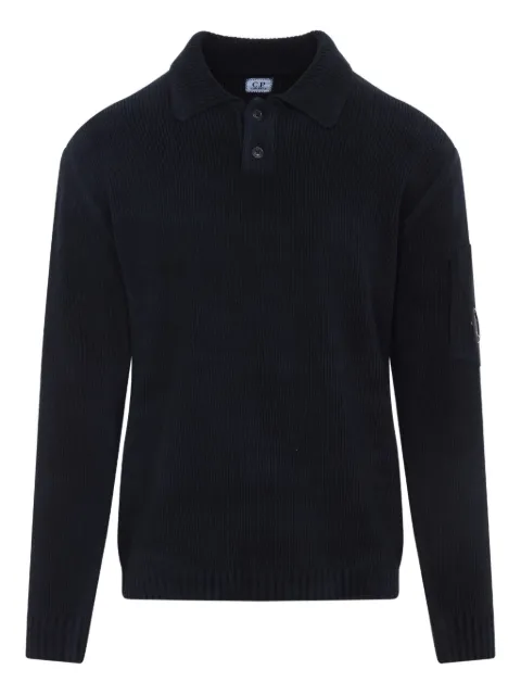 C.P. Company ribbed polo shirt