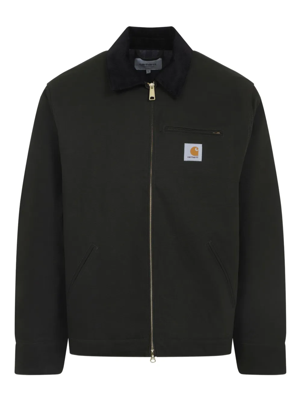 Carhartt WIP جاكيت 'ديترويت' قطن بياقة مخملية مضلعة | أخضر | Image 1
