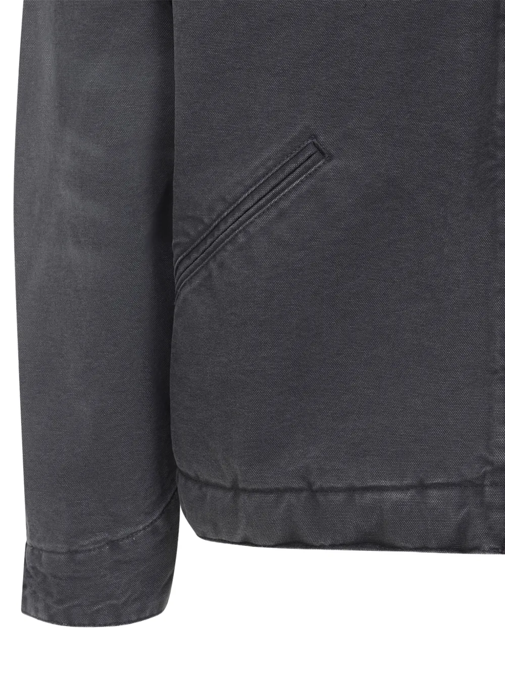 Carhartt Detroit Utility Jacket Front Pocket In Gray