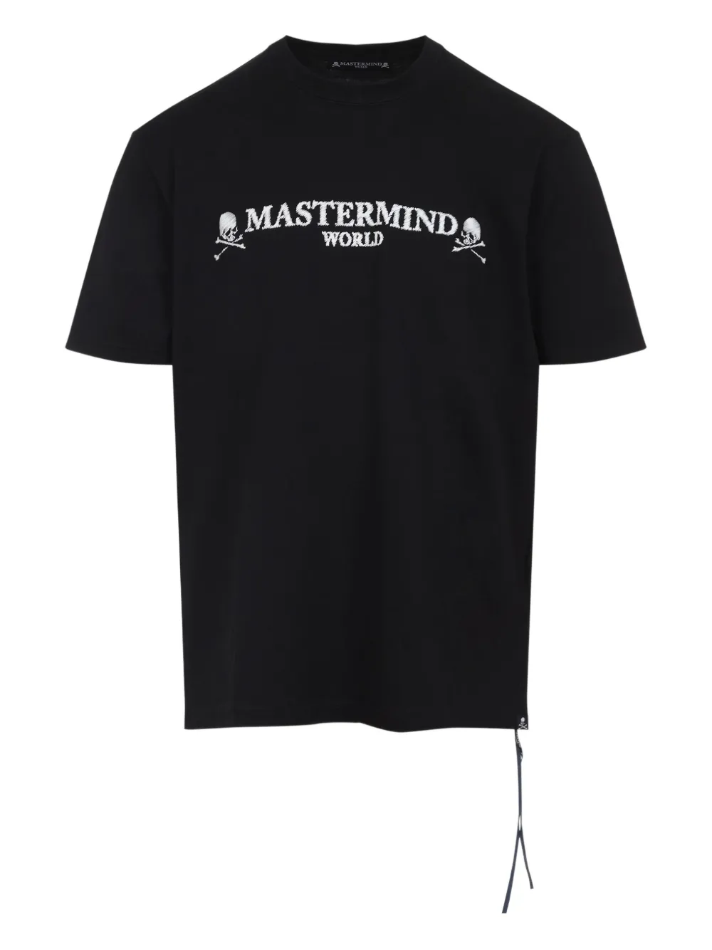 Mastermind Japan Skull-print Drawstring T-shirt In Black
