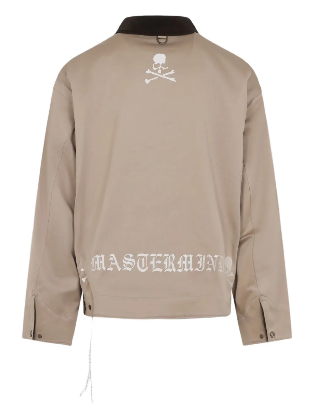 Mastermind Japan Mj Aviator Corduroy-collar Cotton Jacket In Neutral
