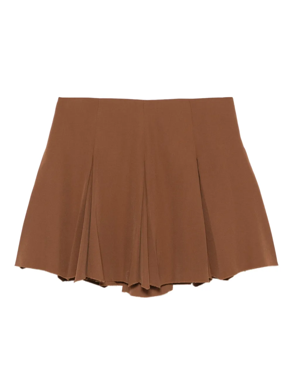 Marni pleated virgin wool skirt | Brown | Image 1