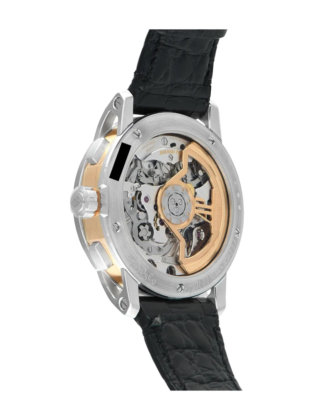 Pre-owned Audemars Piguet Pre Owned 18k Gold Chronograph 41mm In Black