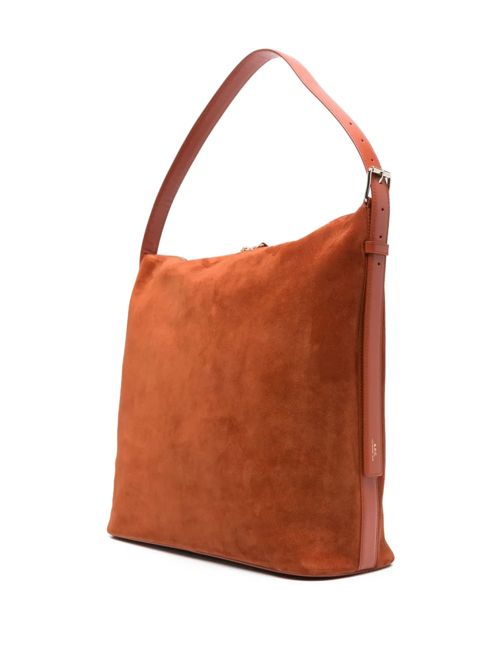 A.P.C. Vera suède shopper Oranje