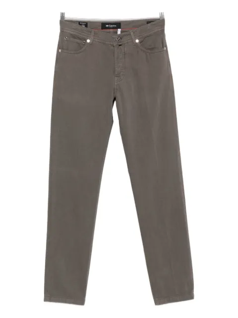 Kiton cashmere straight-leg trousers