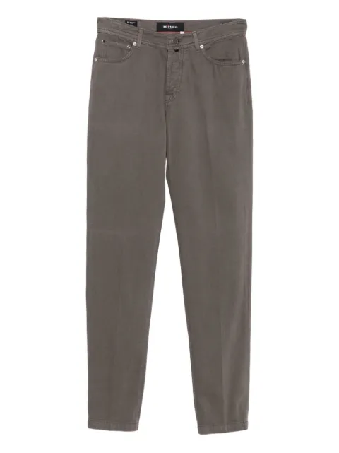 Kiton pantalones de cachemira rectos