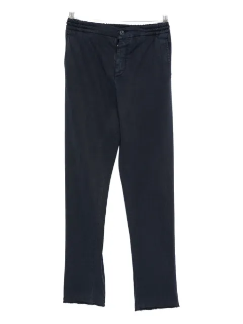 Kiton drawstring-waist trousers