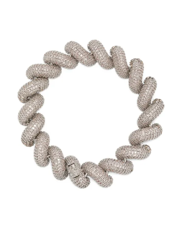 Eddie Borgo Torsade ブレスレット | シルバートーン | FARFETCH JP