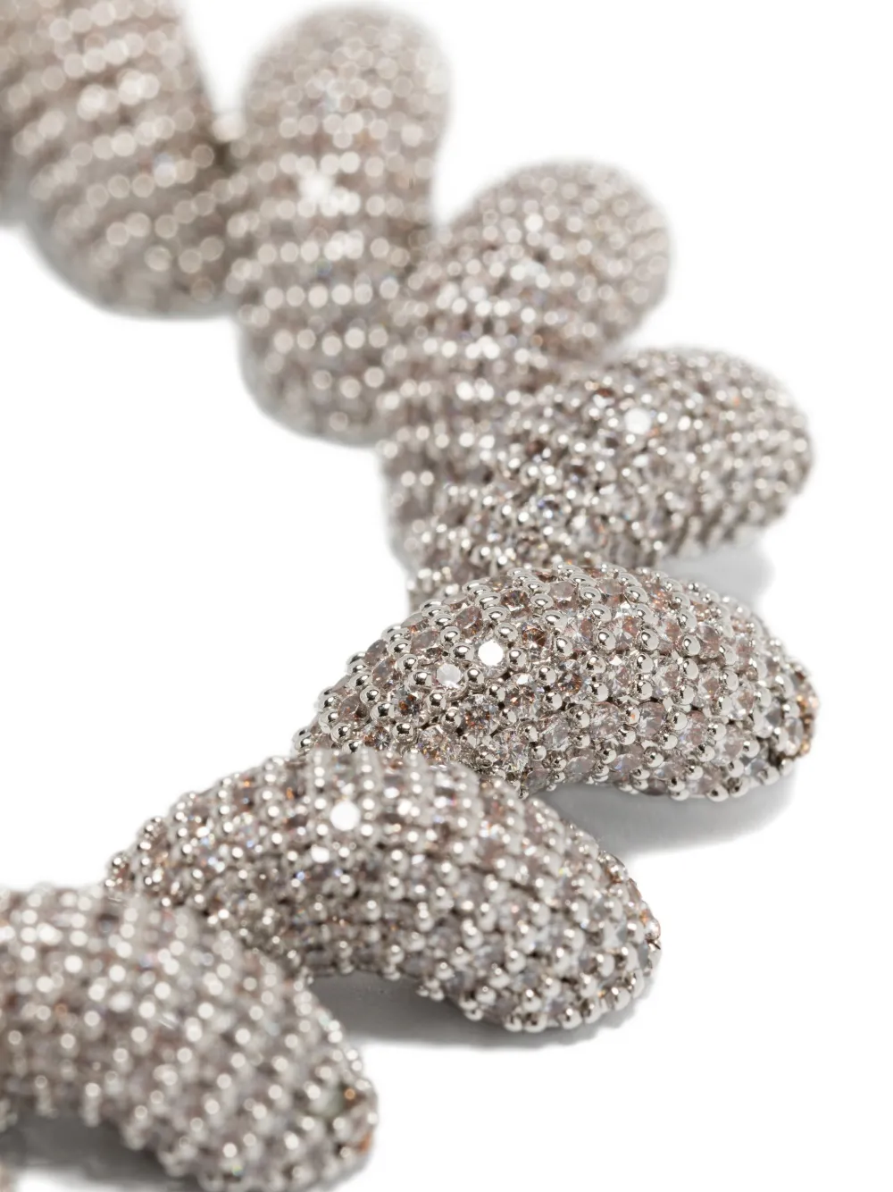 Eddie Borgo Rope Pavé Bracelet In Metallic