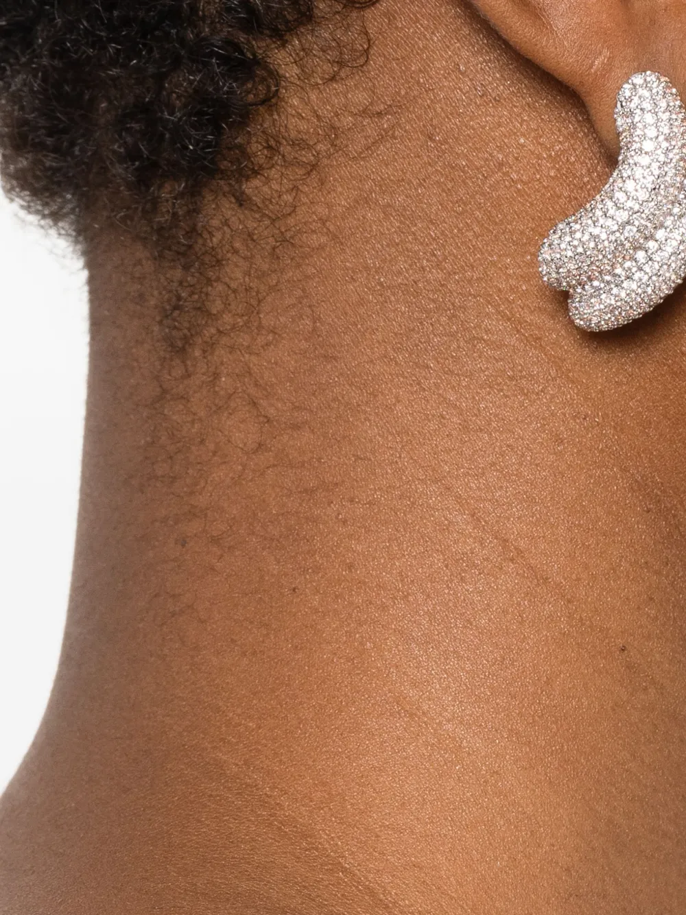 Eddie Borgo Rope Pavé Earrings In Metallic