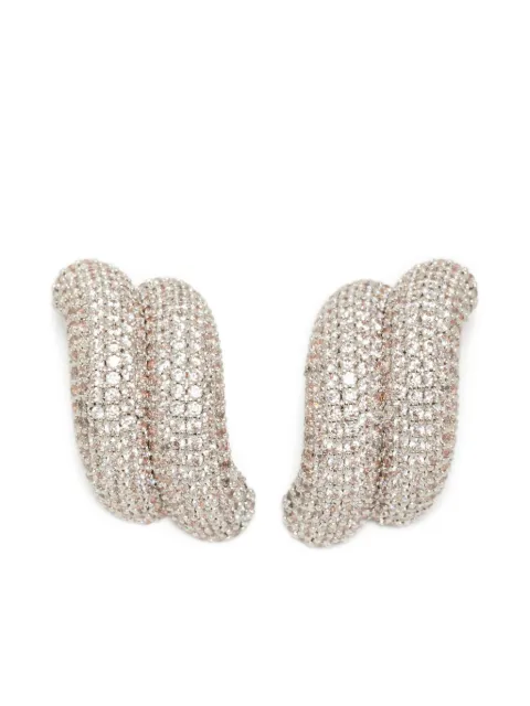 Eddie Borgo Rope pavé earrings
