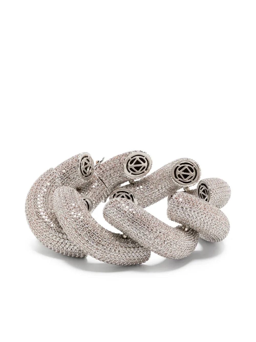 Eddie Borgo pulsera Rope en pavé | plateado | Image 1