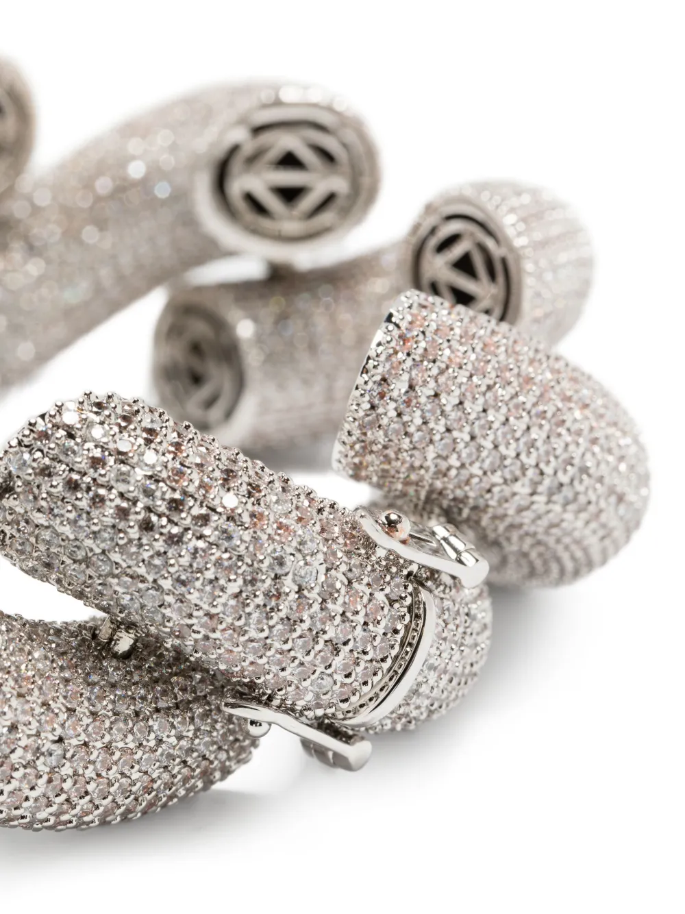  Eddie Borgo Rope Pavé Bracelet - Silver 