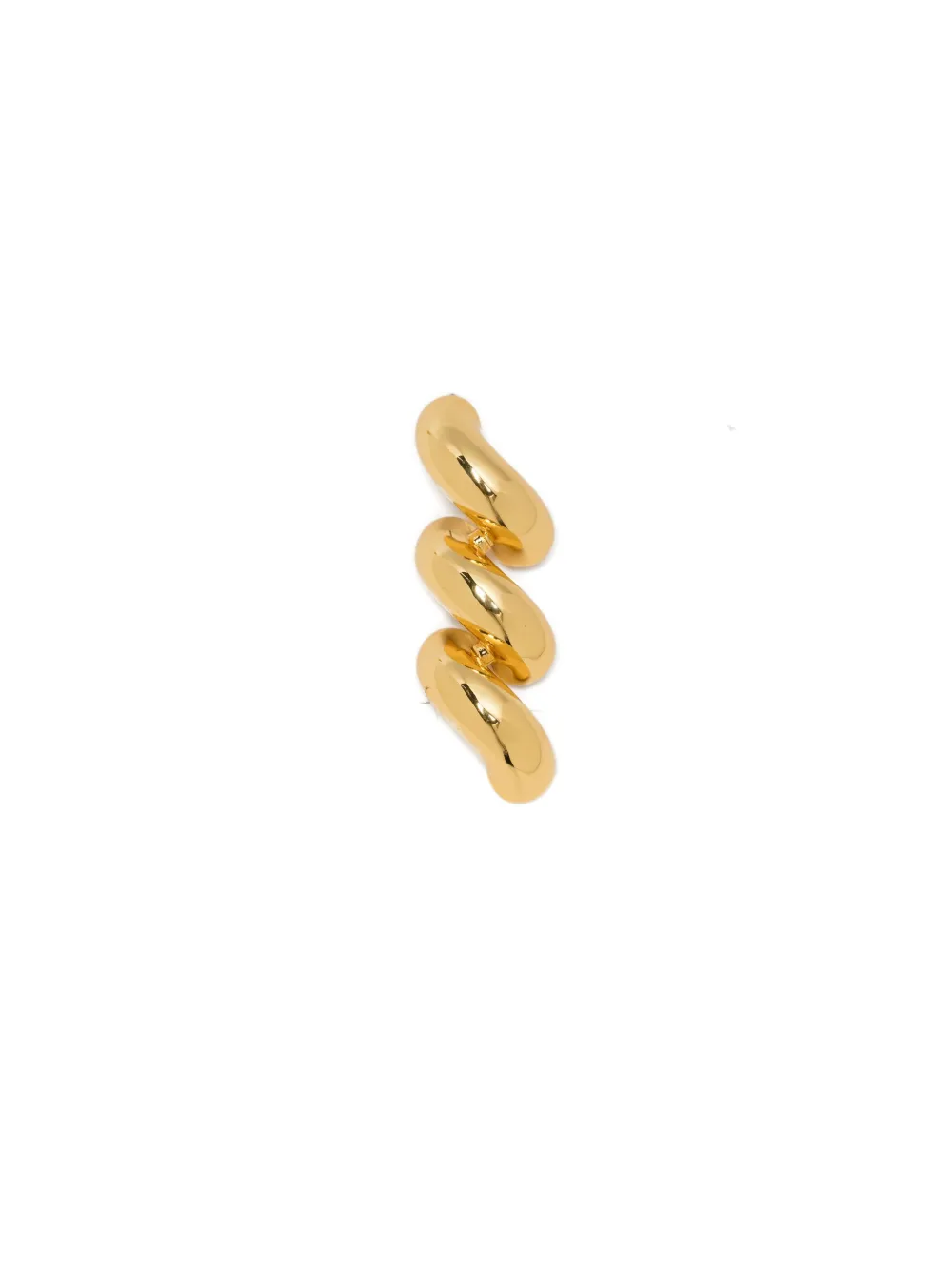 Eddie Borgo Rope drop earring - ゴールドトーン Eddie Borgo Rope drop earring - ゴールドトーン