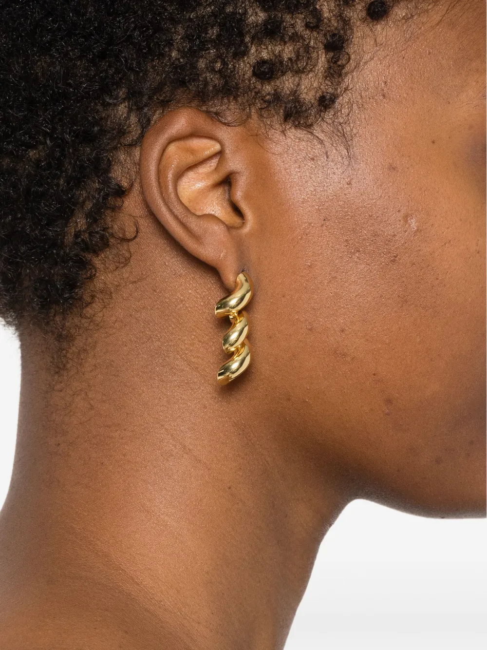 Eddie Borgo Rope oorbel - Goud