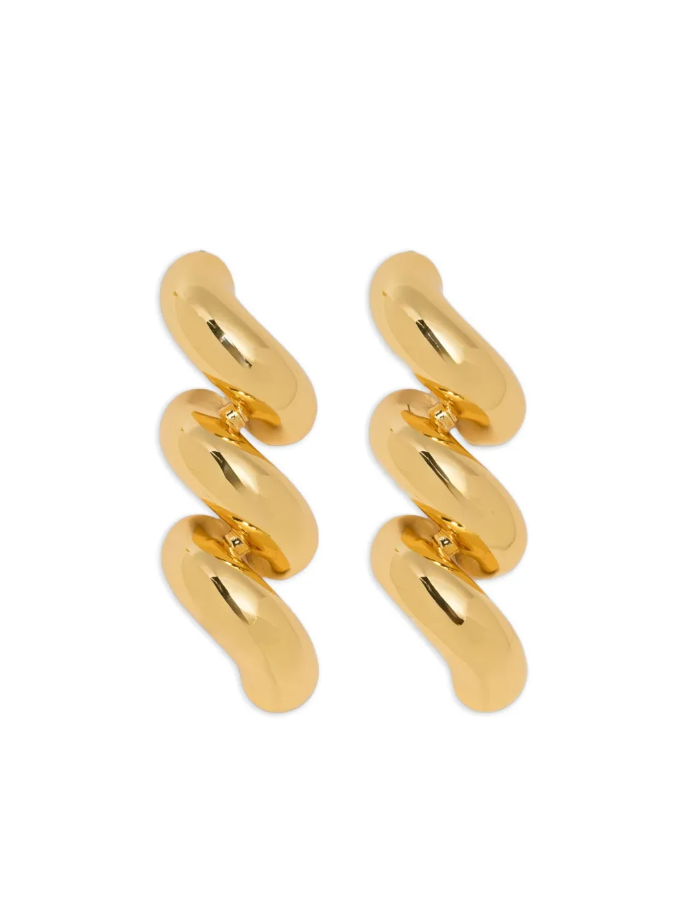 Eddie Borgo Rope drop earring | Gold | Image 1