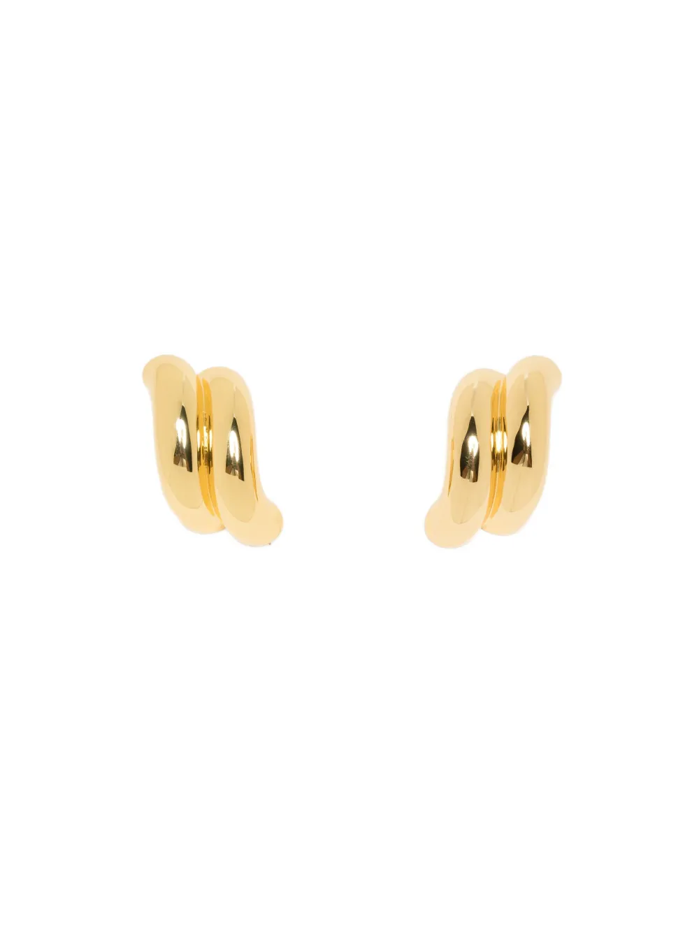 Eddie Borgo Rope earrings - ゴールドトーン Eddie Borgo Rope earrings - ゴールドトーン