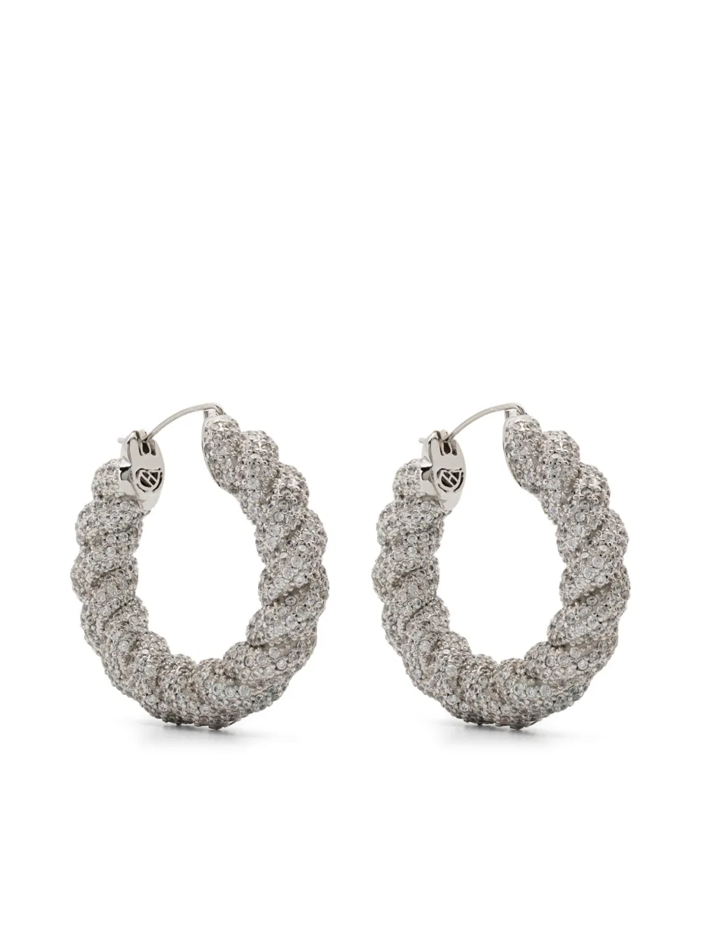 Eddie Borgo arracadas Rope | plateado | Image 1