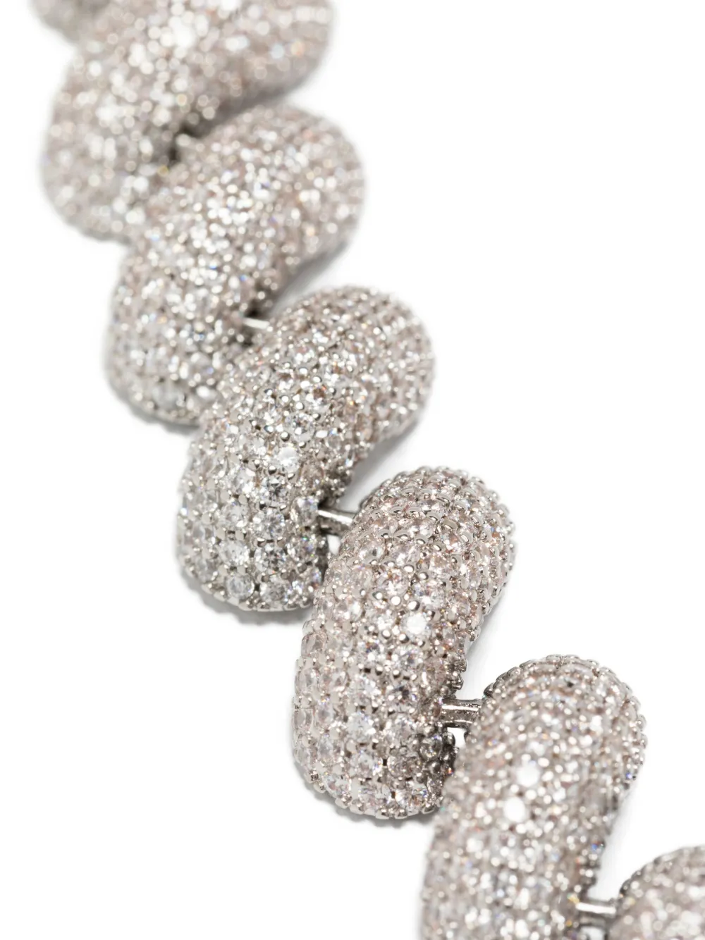 Eddie Borgo Rope Pavé Necklace In Metallic