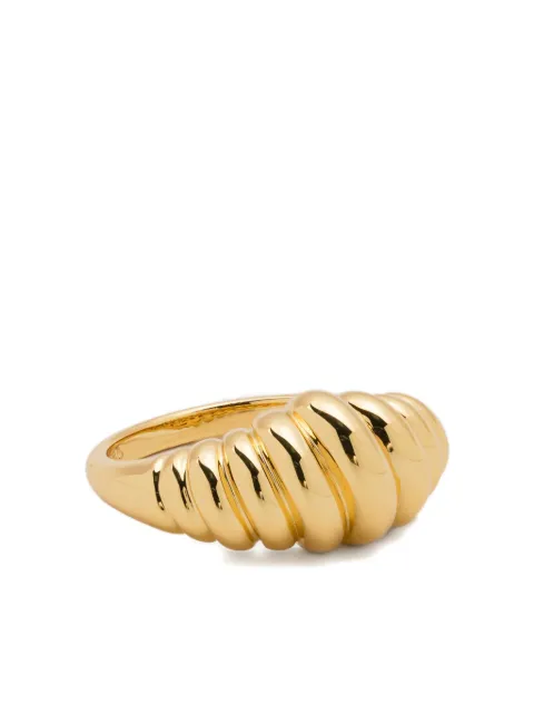 Eddie Borgo 12K yellow gold Bombay rope ring