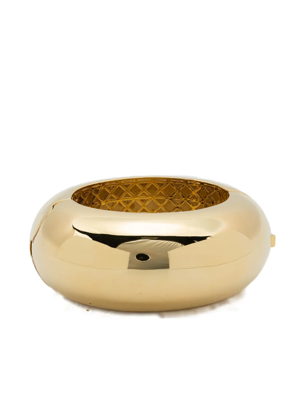Eddie Borgo 12kt Yellow Gold Domed Cuff Bracelet In Gold