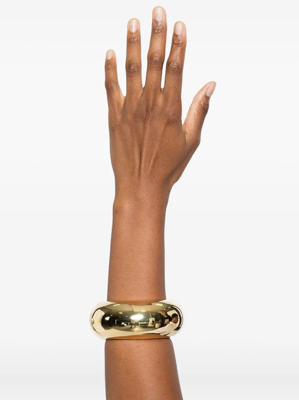 Eddie Borgo 12kt Yellow Gold Domed Cuff Bracelet In Gold