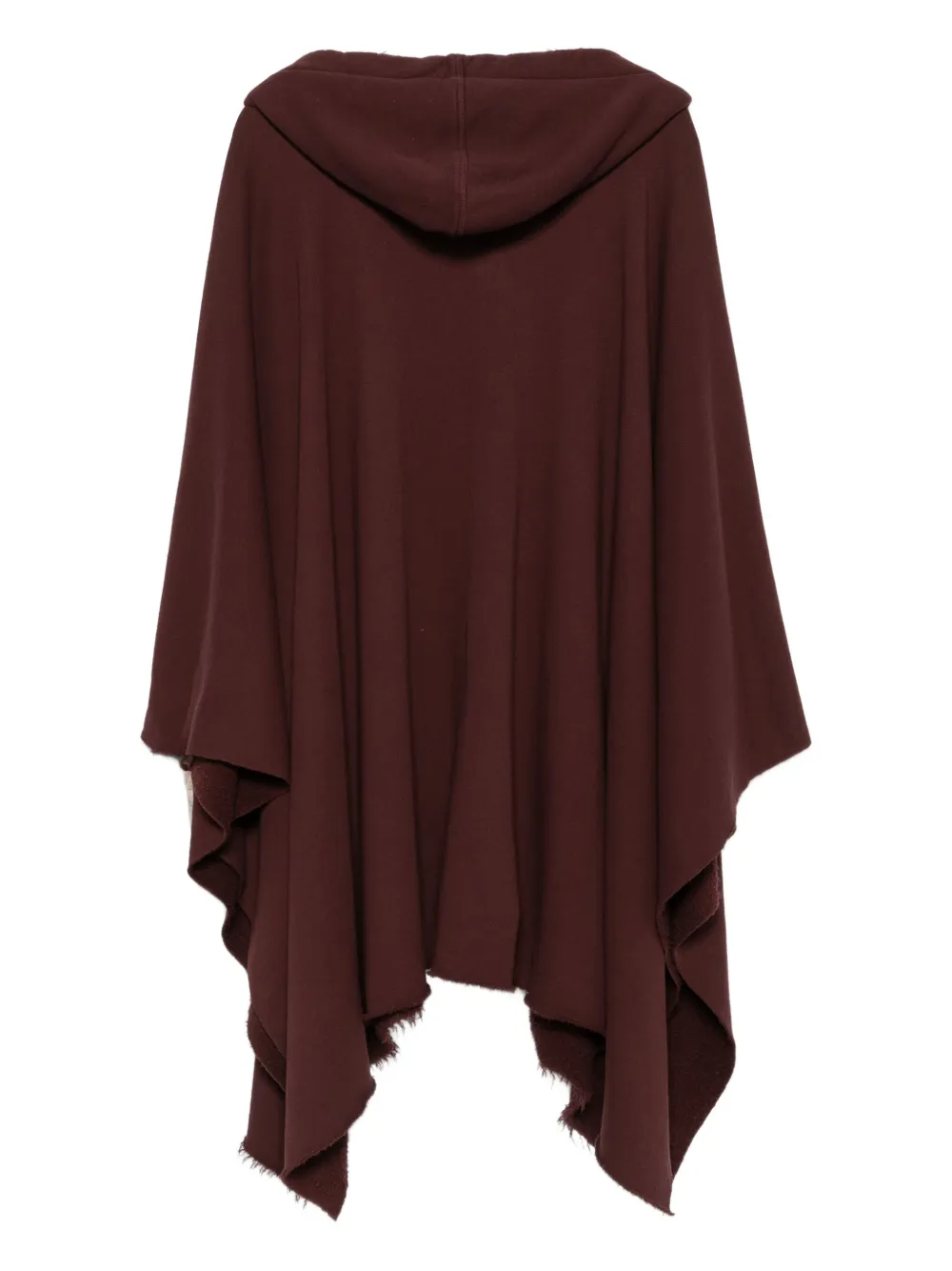 Rick Owens DRKSHDW hooded frayed-hem cape | Hooded Jackets | Image 2