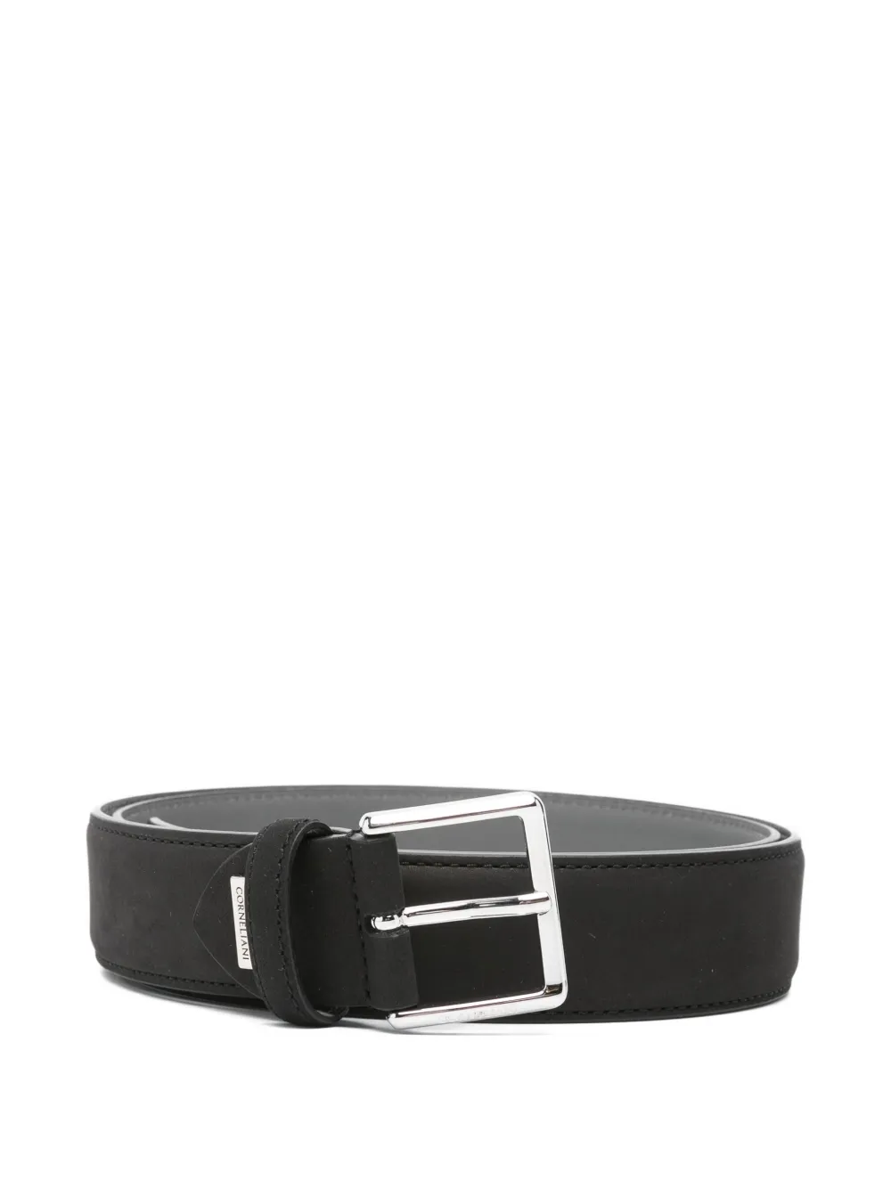 Corneliani Square-buckle Belt In Burgundy