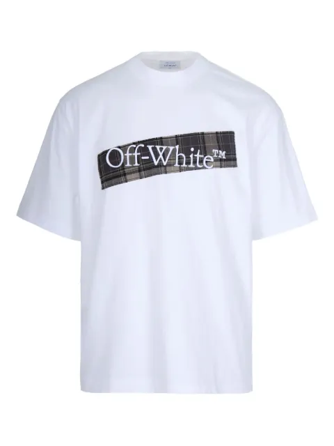 Off-White Flannel Diagonal Skate short-sleeve T-shirt
