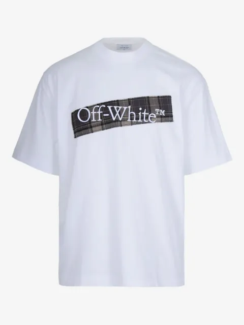 Off-White Flannel Diagonal Skate short-sleeve T-shirt