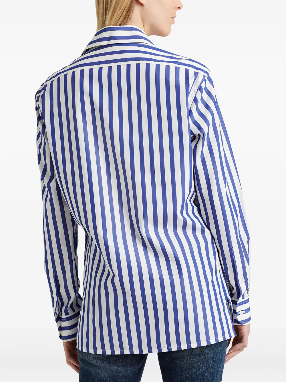 Ralph Lauren Collection Gestreept blouse Wit