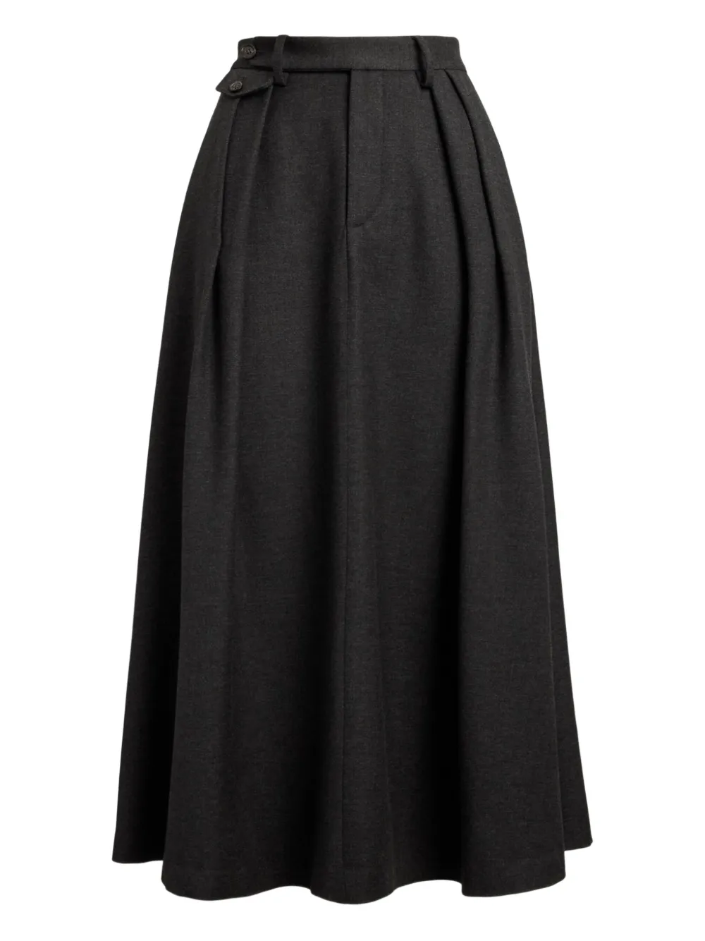 Ralph Lauren Collection Evilyn プリーツスカート - グレー Ralph Lauren Collection Evilyn プリーツスカート - グレー