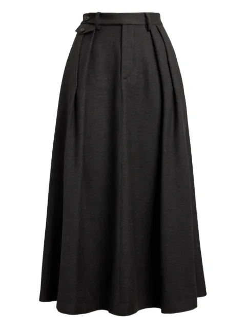 Ralph Lauren Collection Evilyn pleated midi skirt