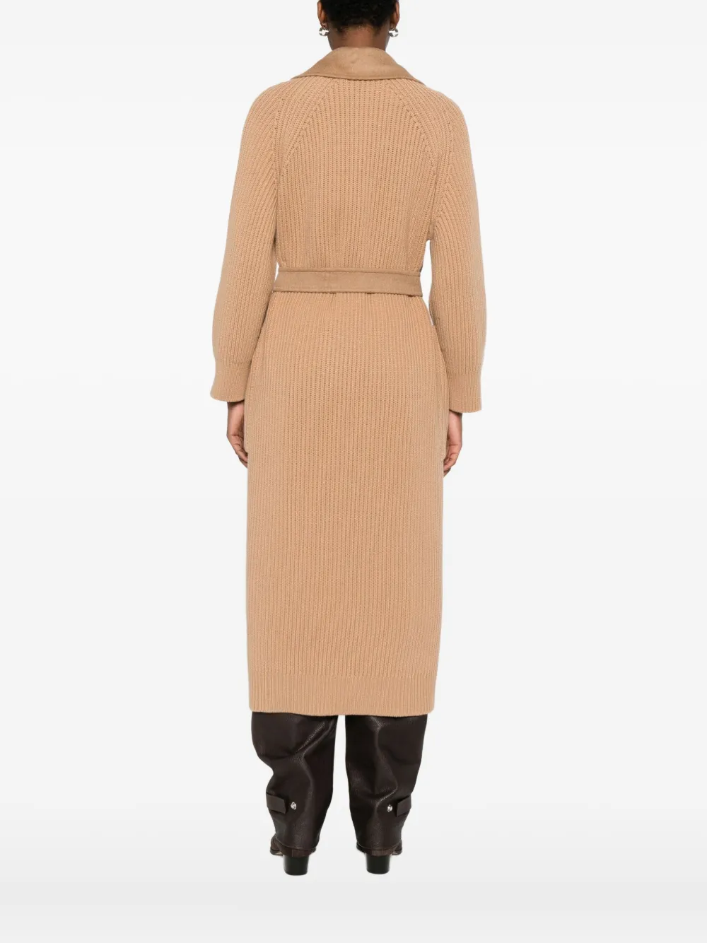 Max Mara Berardi Peacoat In Brown