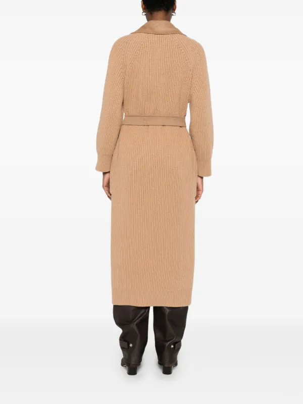 Max Mara Berardi ピーコート | ブラウン | FARFETCH JP