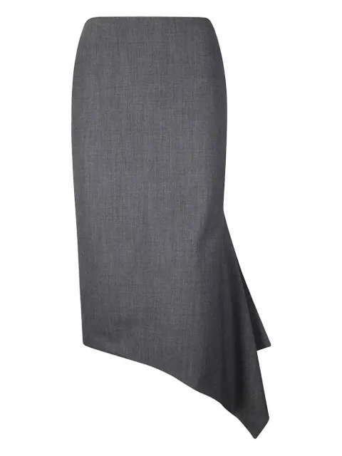 THELATEST Cassidy asymmetrical-drape skirt