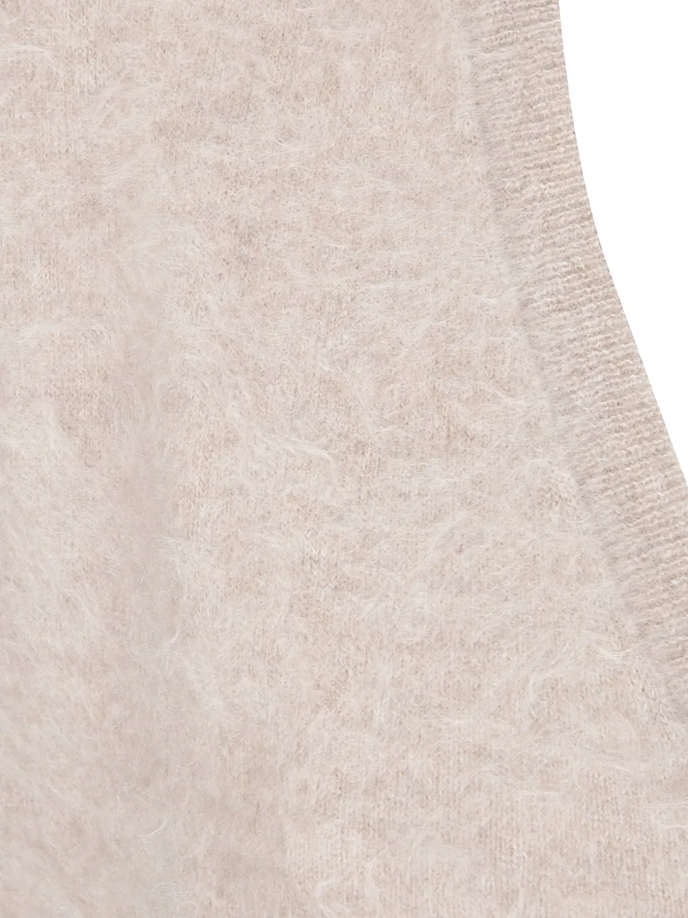 Absolut Cashmere Sleeveless Cashmere Cardigan With V-neckline In Neutral