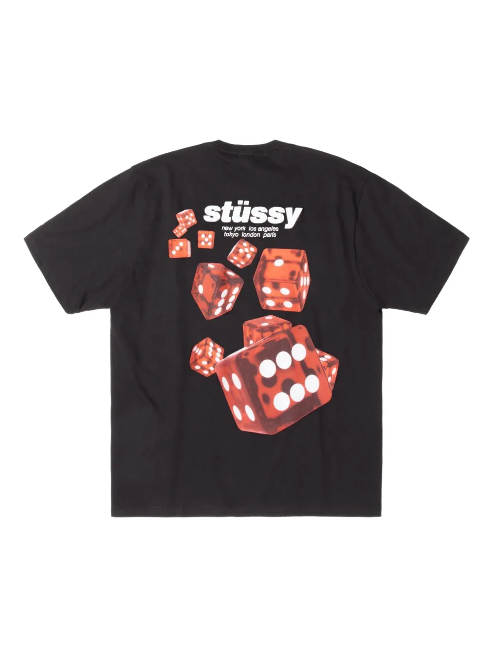 Stüssy Rollers T-shirt - Zwart