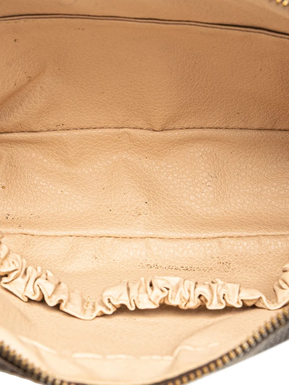Pre-owned Louis Vuitton 1990 Monogram Trousse Toilette 23 Clutch Bag In Brown