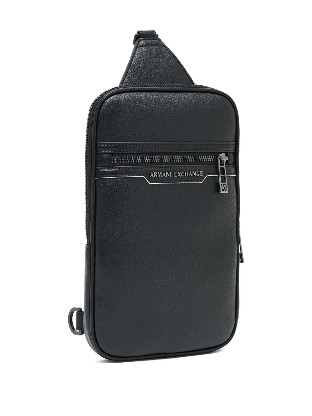 Armani Exchange Zip-fastening Shoulder Bag In Black