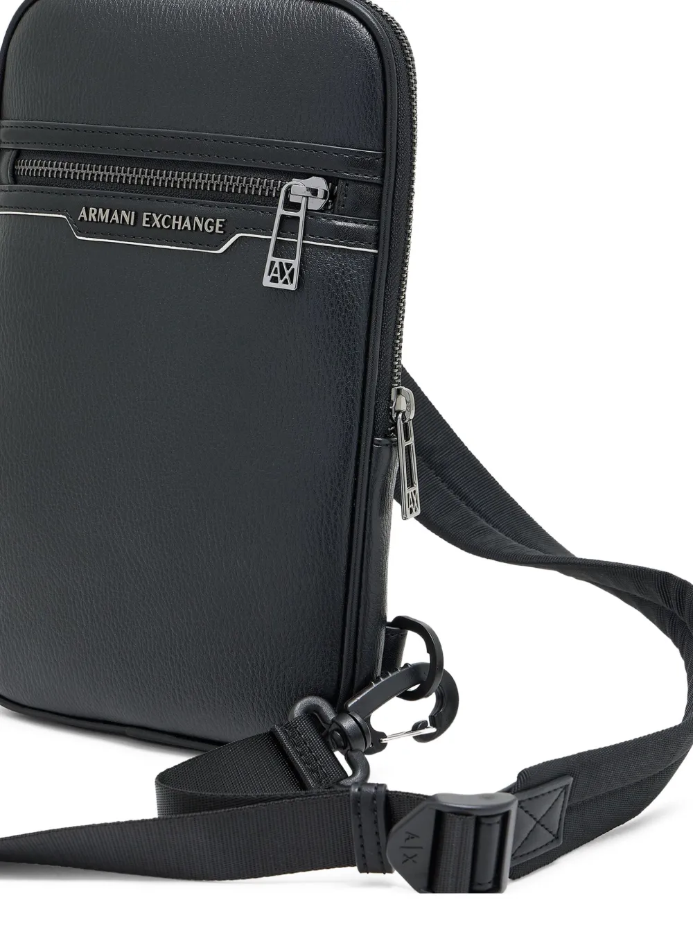 Armani Exchange Schoudertas met ritssluiting Zwart