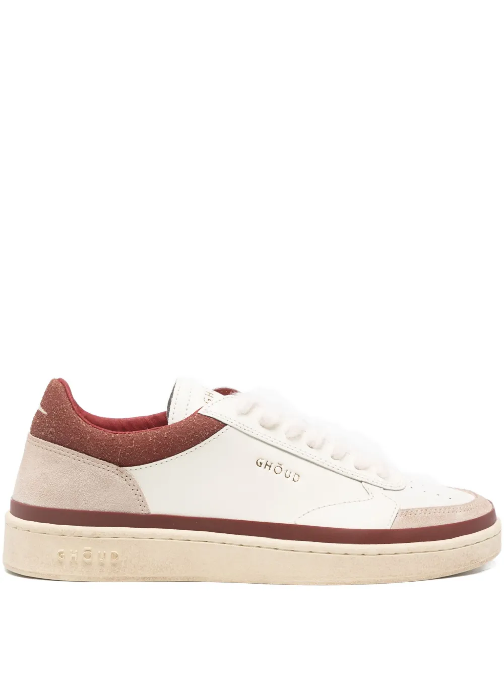 Ghoud Leather Sneakers In White