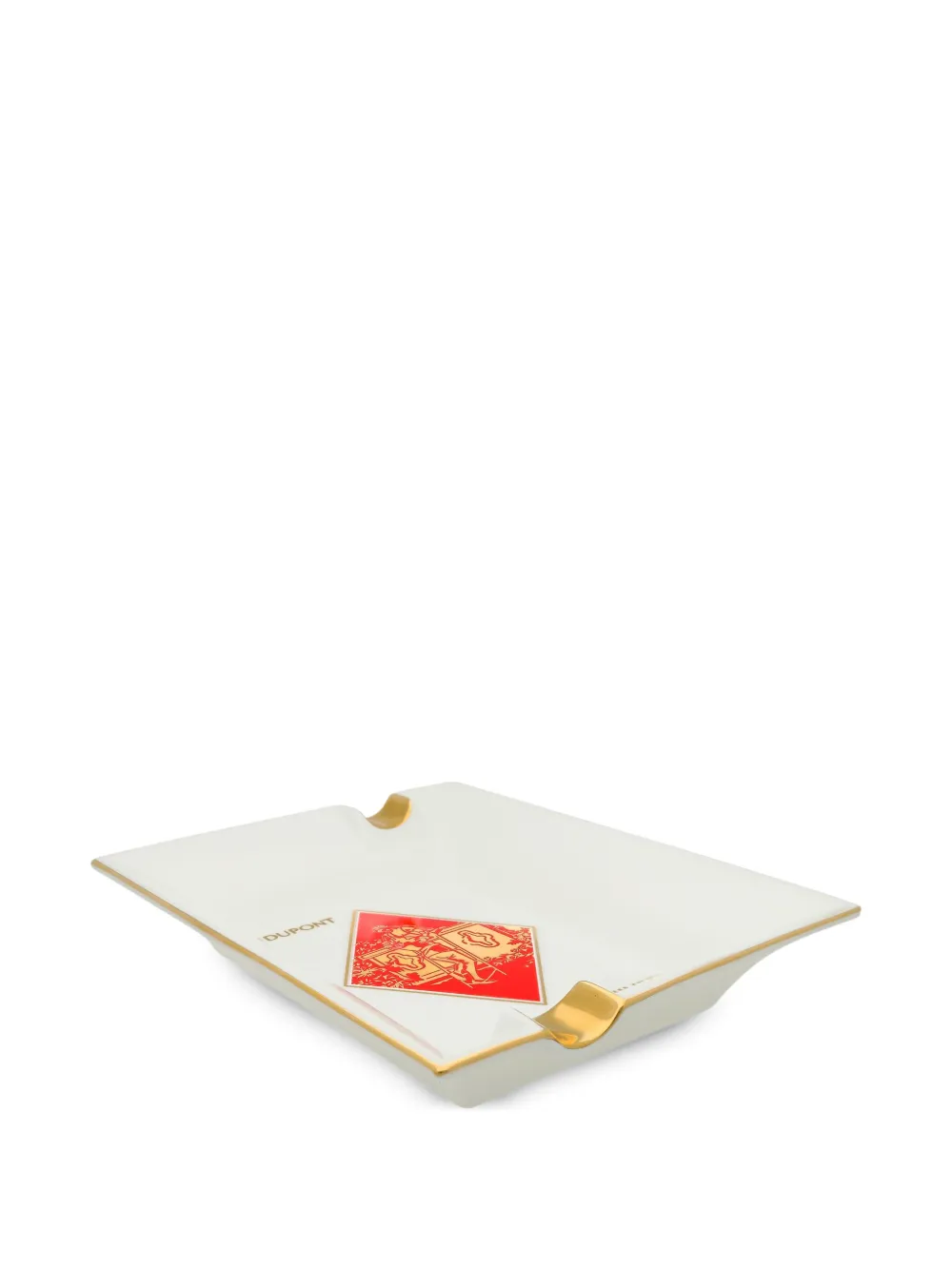  S.t. Dupont Logo-print Ashtray - White 