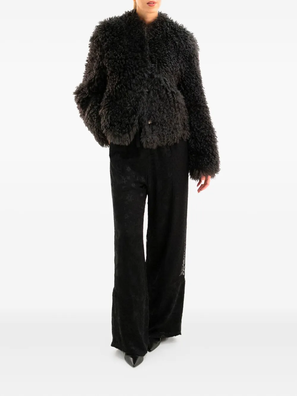 STAND STUDIO textured jacket | Faux Fur & Shearling Jackets | Image 2